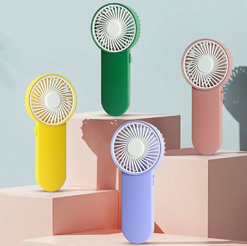 Rechargeable Mini Portable Handheld Fan with Sleek Matte Finish