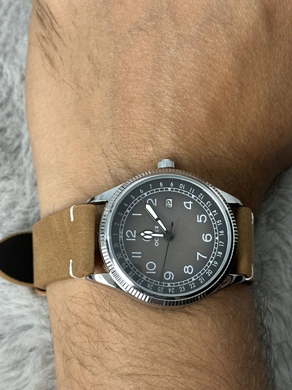Premium Classic Round Dial Design OCELEX (OL-205) Wrist Watc