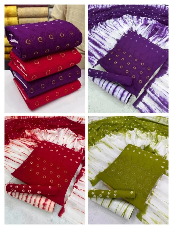 Premium Exclusive All-Over Boring Embroidery Wax Batik Three Piece Collection