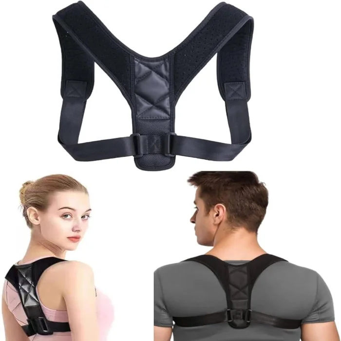 Adjustable Posture Corrector & Upper Back Shoulder Support Brace (Unisex)