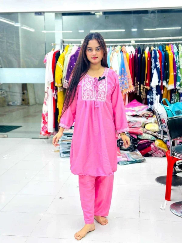 Premium Cotton Embroidery 2 Piece Collection for Women
